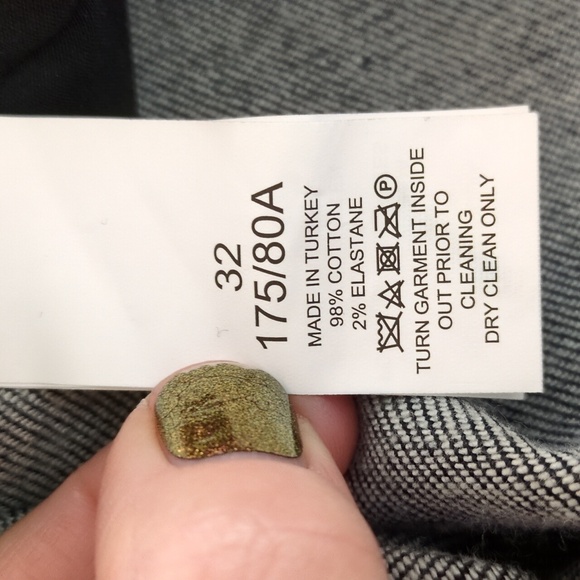 Kate Spade Metallic Straight Leg Denim Pant - Picture 7 of 7